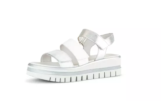 Сандалии Gabor Fashion Plateau Sandale, серебряный