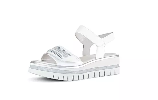 Сандалии Gabor Fashion Plateau Sandale, серебряный
