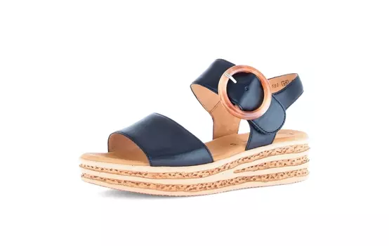 Сандалии Gabor Fashion Plateau Sandale, синий