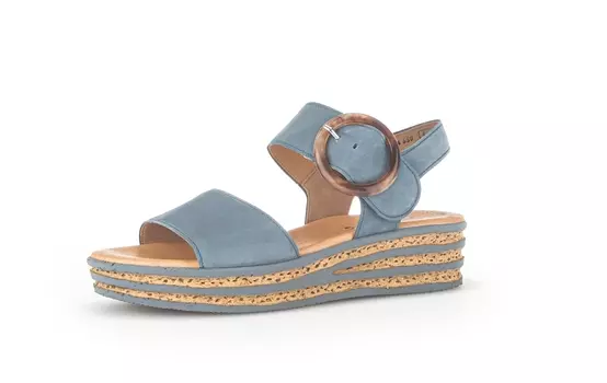 Сандалии Gabor Fashion Plateau Sandale, синий