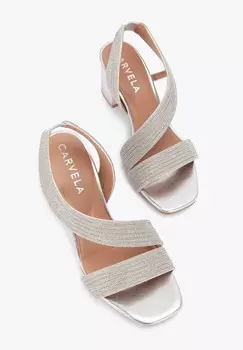 Сандалии GALA BLOCK Carvela, серебристый