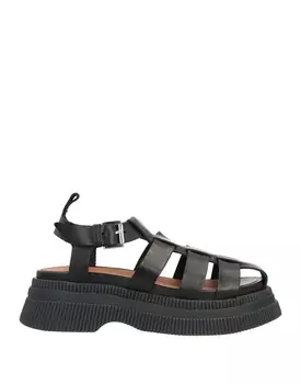 Сандалии Ganni, черный