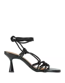 Сандалии Ganni, черный