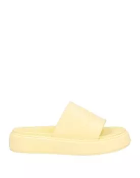 Сандалии Ganni, пастельно-желтый