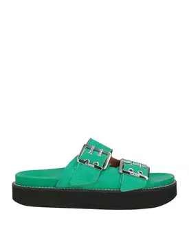 Сандалии Ganni, зеленый