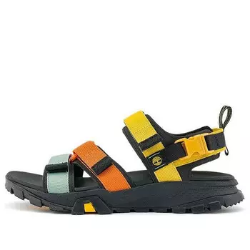 Сандалии garrison trail two strap sandals 'orange' Timberland, черный