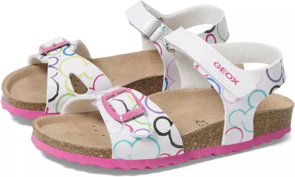 Сандалии Geox Adriel 16, цвет White/Multicolor