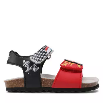 Сандалии Geox B S.Chalki B. C B152QC 000BC C0020 M Red/Black, цветной/красный/черный