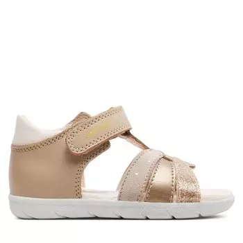 Сандалии Geox B Sandal Alul Girl B451YC 085MA C5379 M Beige/Lt Gold, бежевый