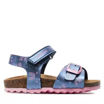 Сандалии Geox B Sandal Chalki Girl B922RA 000NF CF48T M Navy/Lt Pink, темно-синий