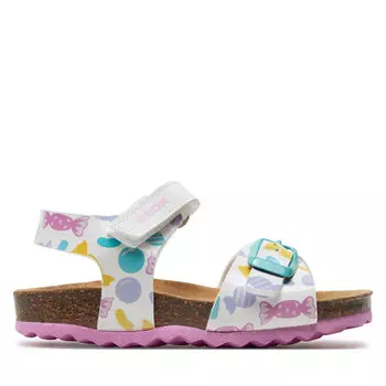 Сандалии Geox B Sandal Chalki Girl B922RA 000HH C0653 M White/Multicolor, белый