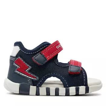 Сандалии Geox B Sandal Iupidoo Boy B455PA 01454 C0735 Navy/Red, темно-синий