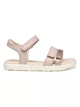 Сандалии Geox, цвет creme/gold