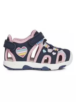 Сандалии Geox, цвет dunkelblau/rosa