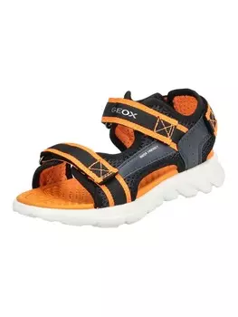 Сандалии Geox, цвет navy/orange