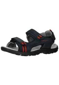 Сандалии Geox, цвет Navy/Rot