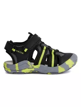 Сандалии Geox, цвет schwarz/limette