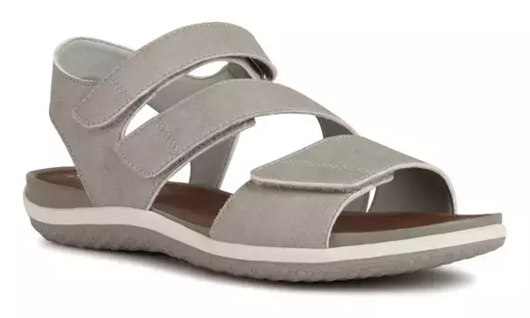 Сандалии Geox "D SANDAL VEGA", летняя обувь, сандалии, туфли на липучке, с застежками-липучками, цвет Sand