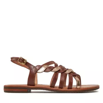 Сандалии Geox D Sozy S D45LXD 01JN6 C0343 Brown/Gold, коричневый