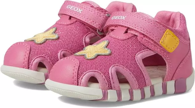 Сандалии Geox Iupidoo 3, цвет Dark Pink/Yellow