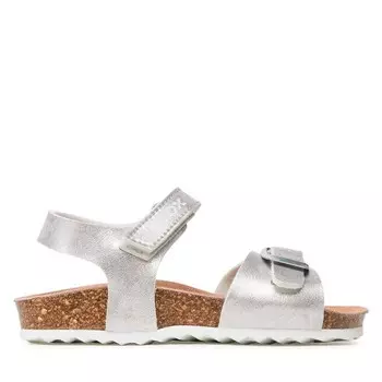 Сандалии Geox J Adriel Girl J028MC000BJC1007 M Silver, белый