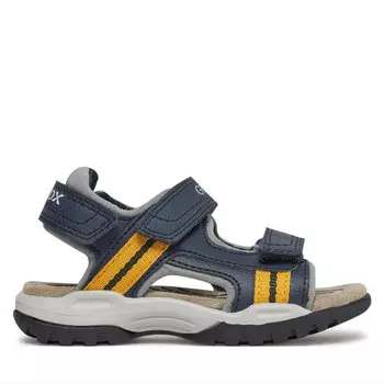 Сандалии Geox J Borealis Boy J450RA 015ME C0916 M Navy/Ochreyellow, темно-синий
