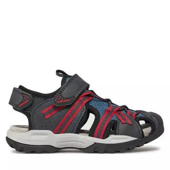 Сандалии Geox J Borealis Boy J450RB 014ME C4327 S Avio/Red, темно-синий