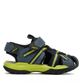 Сандалии Geox J Borealis Boy J450RB 014ME C4B2K S Avio/Lime, темно-синий