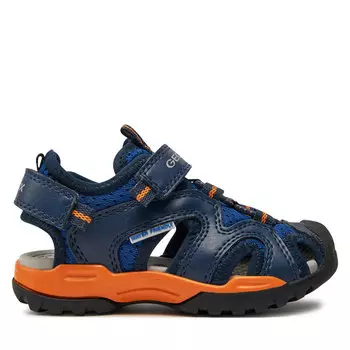 Сандалии Geox J Borealis Boy J450RC 014BU C0685 M Royal/Orange, синий