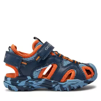Сандалии Geox J Borealis Boy J450RC 014BU C0573 M Lt Blue/Orange, синий