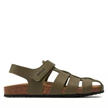 Сандалии Geox J Ghita Boy J458LA 000BC C3009 D Military, хаки
