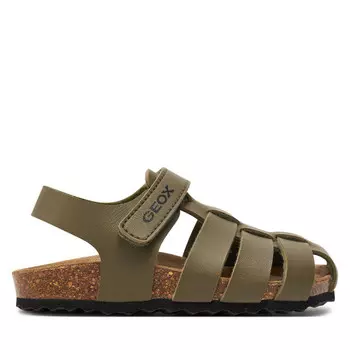 Сандалии Geox J Ghita Boy J458LA 000BC C3009 M Military, хаки