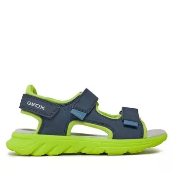Сандалии Geox J Sandal Airadyum Bo J45F1A 01550 C0749 D Navy/Lime, темно-синий