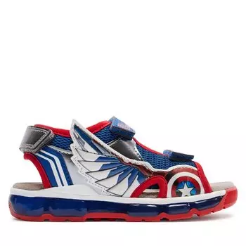 Сандалии Geox J Sandal Android Boy J450QA 01454 C0200 S Blue/Red, синий