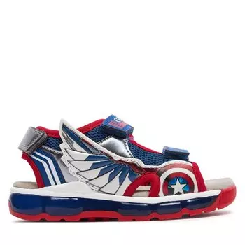 Сандалии Geox J Sandal Android Boy J450QA 01454 C0200 M Blue/Red, синий