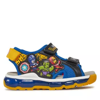 Сандалии Geox J Sandal Android Boy J450QC 014CE C0245 M Black/Royal, черный