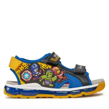 Сандалии Geox J Sandal Android Boy J450QC 014CE C0245 D Black/Royal, черный