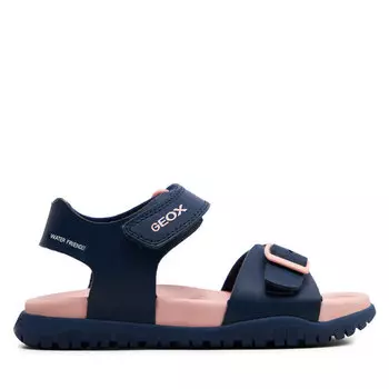 Сандалии Geox J Sandal Fusbetto Gi J35HQA 000BC C0694 S Navy/Pink, розовый/темно-синий