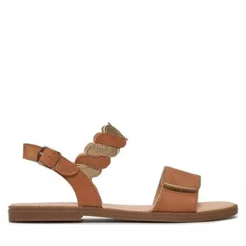 Сандалии Geox J Sandal Karly Girl J4535G 054AJ C5B2U D Biscuit/Platinum, бежевый