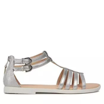 Сандалии Geox J Sandal Karly Girl J7235D 0QDAJ C1007 D Silver, серебро