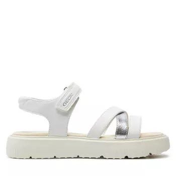 Сандалии Geox J Sandal Kodette Gir J45DBI 0BCBN C0007 D White/Silver, белый