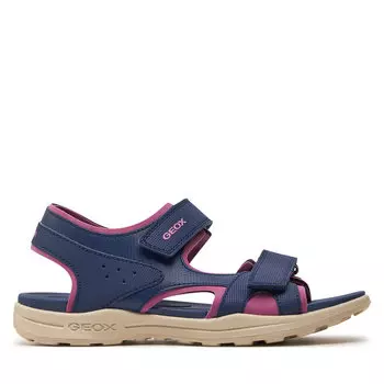 Сандалии Geox J Vaniett Girl J456AA 015CE C4268 D Navy/Fuchsia, темно-синий