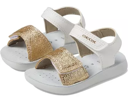 Сандалии Geox Kids Light Flop 2, цвет White/Gold