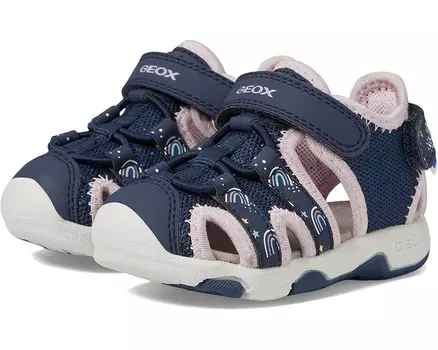 Сандалии Geox Kids Multy 15, цвет Navy/Light Pink