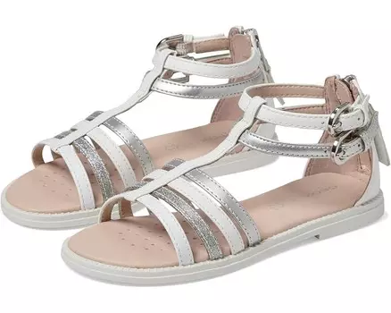 Сандалии Geox Kids Sandal Karly 29, цвет White/Light Silver