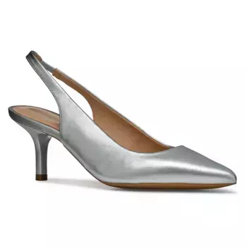 Сандалии Geox Kleopy heel, серебряный