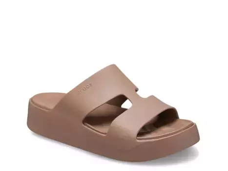 Сандалии Getaway H-Band Sandal Crocs, темно-коричневый