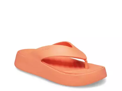 Сандалии Getaway Platform Sandal Crocs, цвет coral