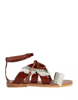 Сандалии Gia Couture, темно-коричневый