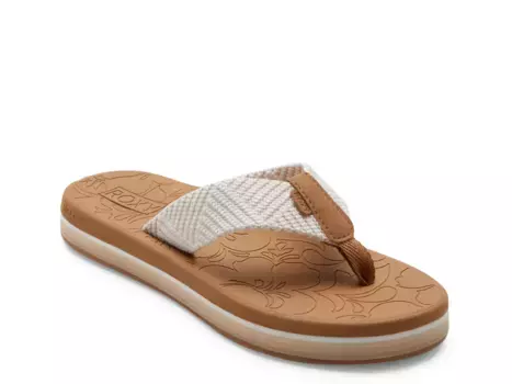 Сандалии Gianna Flip Flop Roxy, серо-коричневый